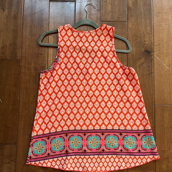 V-neck silk tank - Picture 2 of 2